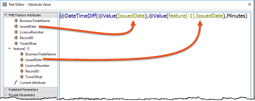 Constructing an attribute value